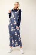 Caroline Floral Overall Maxi Dress