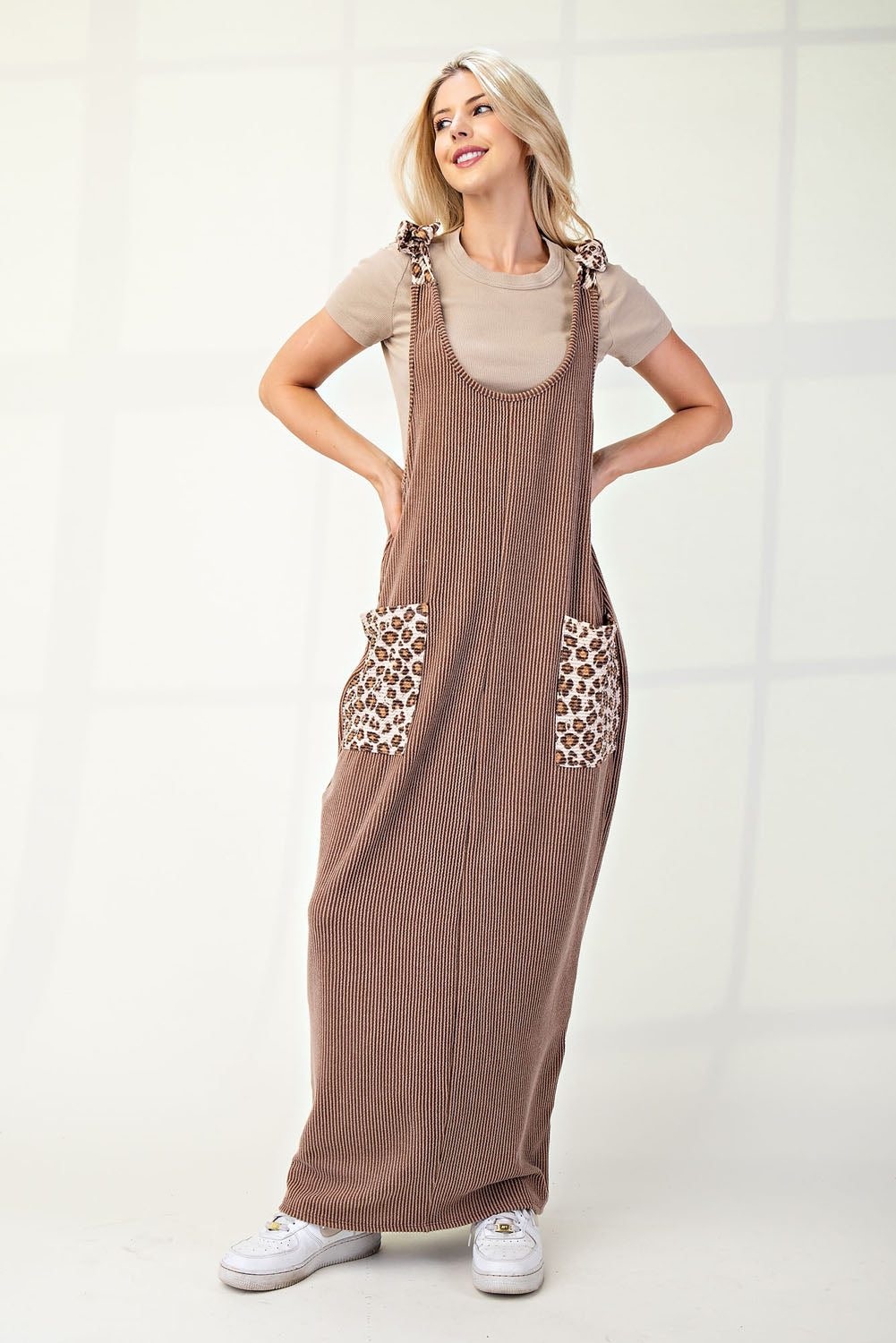 Safari Accent Jumper Dress