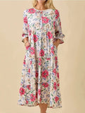 The Magnolia Tiered Floral Maxi