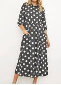 Dotting Over You Ruffle Dress