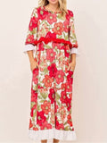 Scarlett Bloom Ruffled Maxi Dress