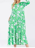 Springtime Serenade Floral Dress