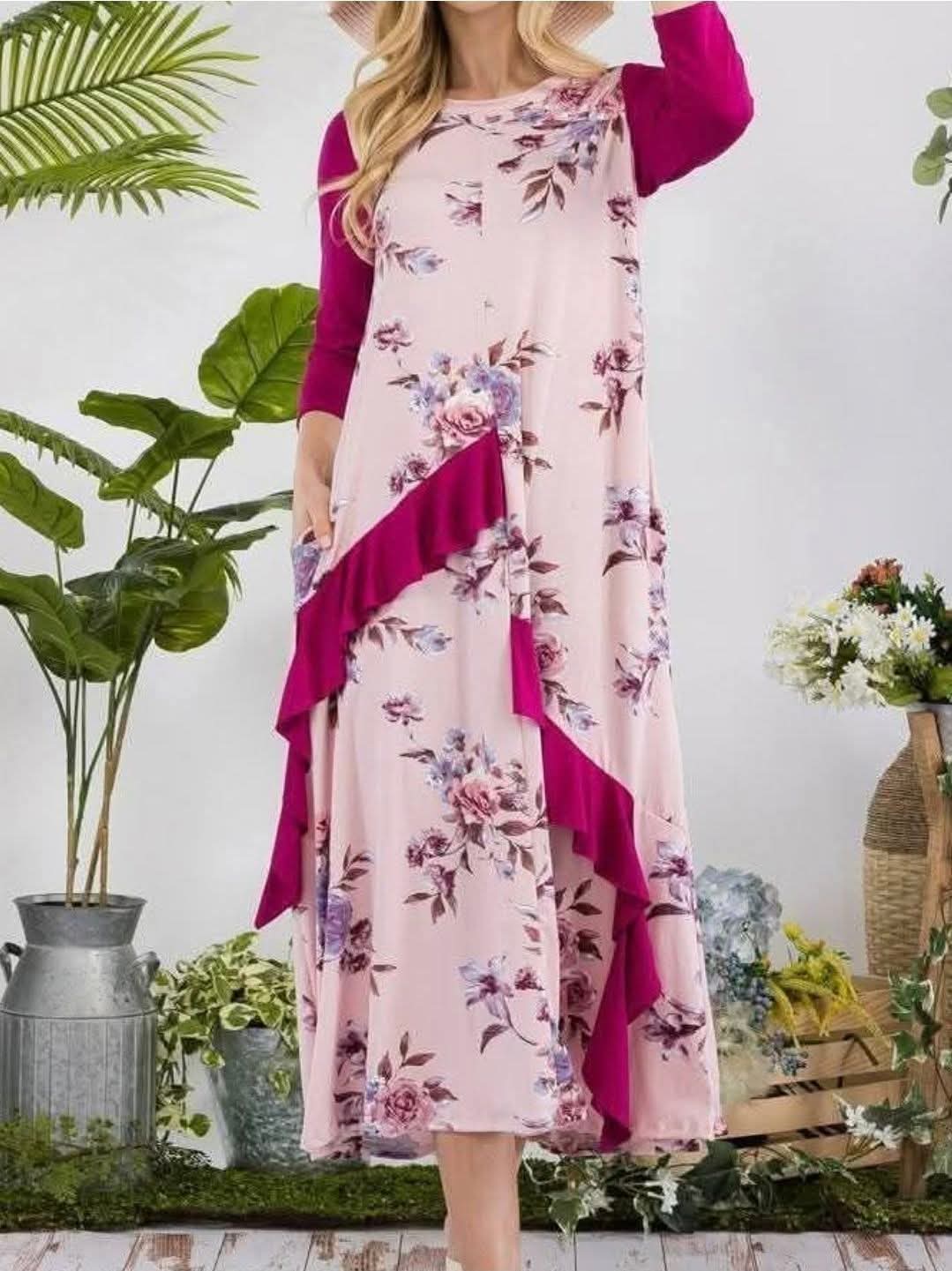 The Primrose Path Colorblock Maxi