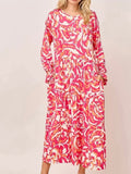 Sunset Swirl Tiered Maxi