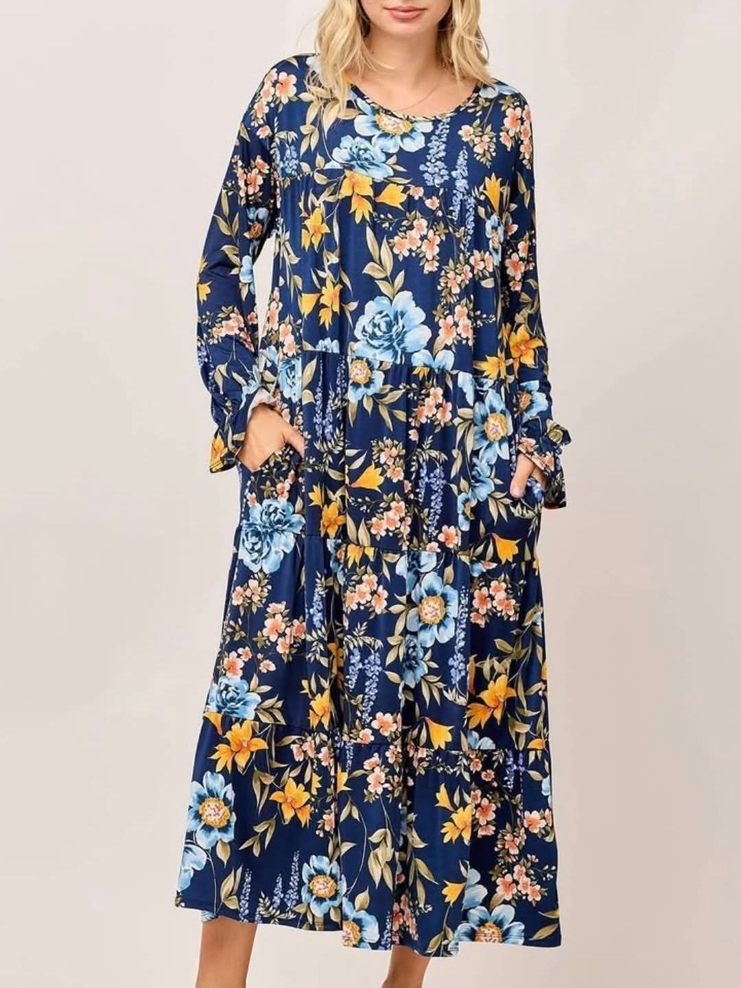 Garden Party Tiered Maxi